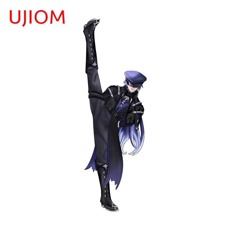 UJIOM Cool Genshin Impact Flins Wall Sticker Fashion Split Horse Pose Handsome Man Decal Suitable For Game Room Decoration
