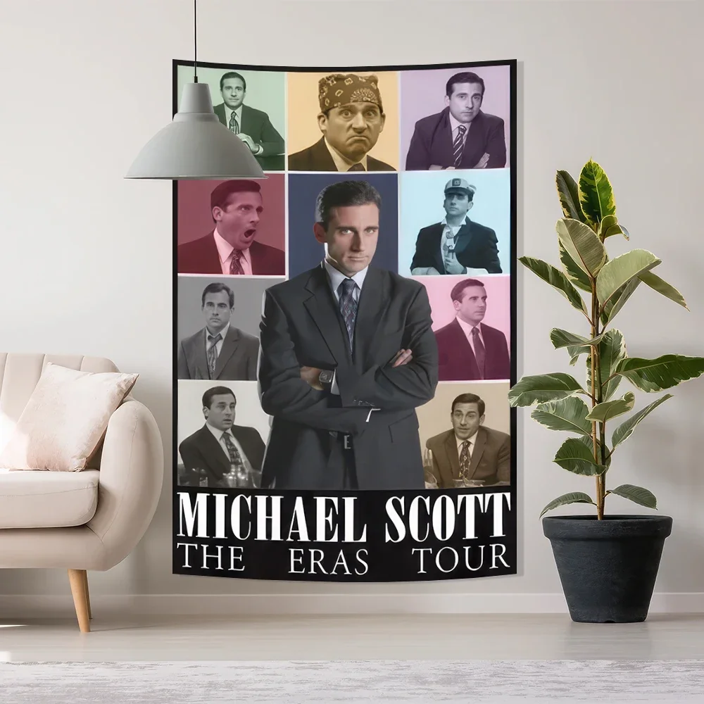 

90x70cm Michael Scott The Eras Tapestry Homage The Office Tv Show Comfort Colors Men Women