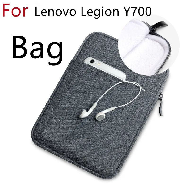 

Handbag Case For Lenovo Legion Y700 8.8" Bag Sleeve Zipper Shockproof Pockets Pouch Funda for lenovo Legion Y700 TB-9707F 2022