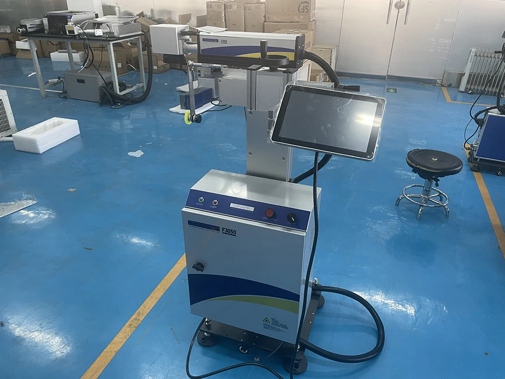 For Printing Metal Plastic Wood Jewelry Inner Ring Laser Engraving Fiber Laser Marking Machine