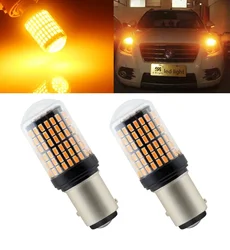 2025 update 2x 1157 BAY15D LED Bulb Canbus Error Free Turn Signal Lights 3014 144 SMD