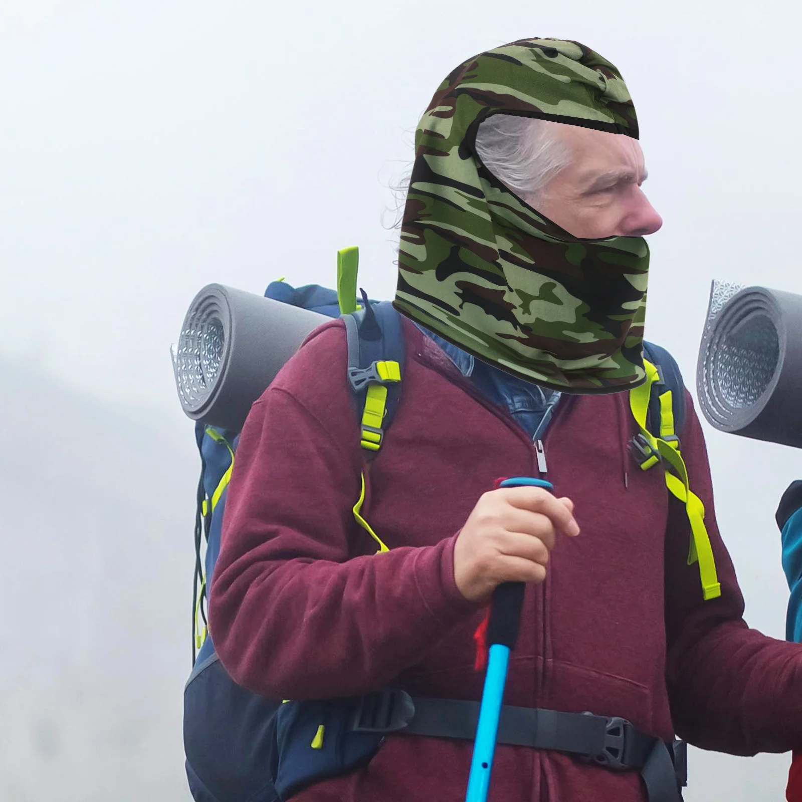 

6Pcs Outdoor Windproof Hood with Uv Protection Face Cover for Men Women Cycling Ski Mountaineering Cold Weather Thermal Headwear