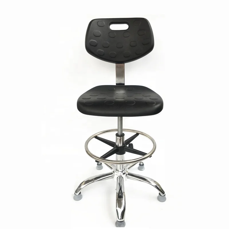 Tabouret de laboratoire avec tige d'air, chaise de levage pneumatique, chaise de laboratoire sans statique, haute qualité, bon prix