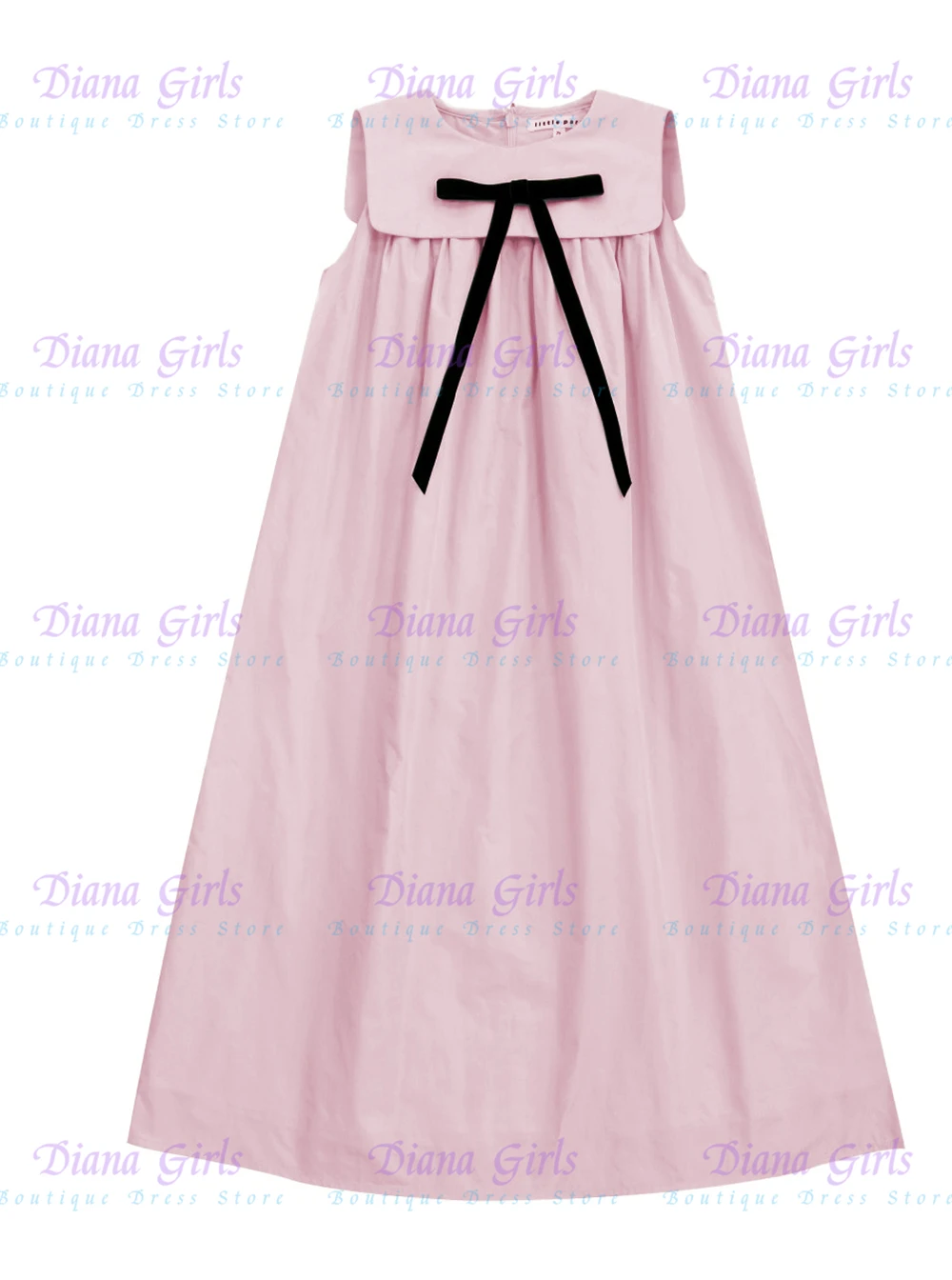 Quality Lovely Communion Flower Girl Dress Sleeveless Satin Taffeta A-Line For Kids Princess Birthday Gowns Wedding Ball Dresses