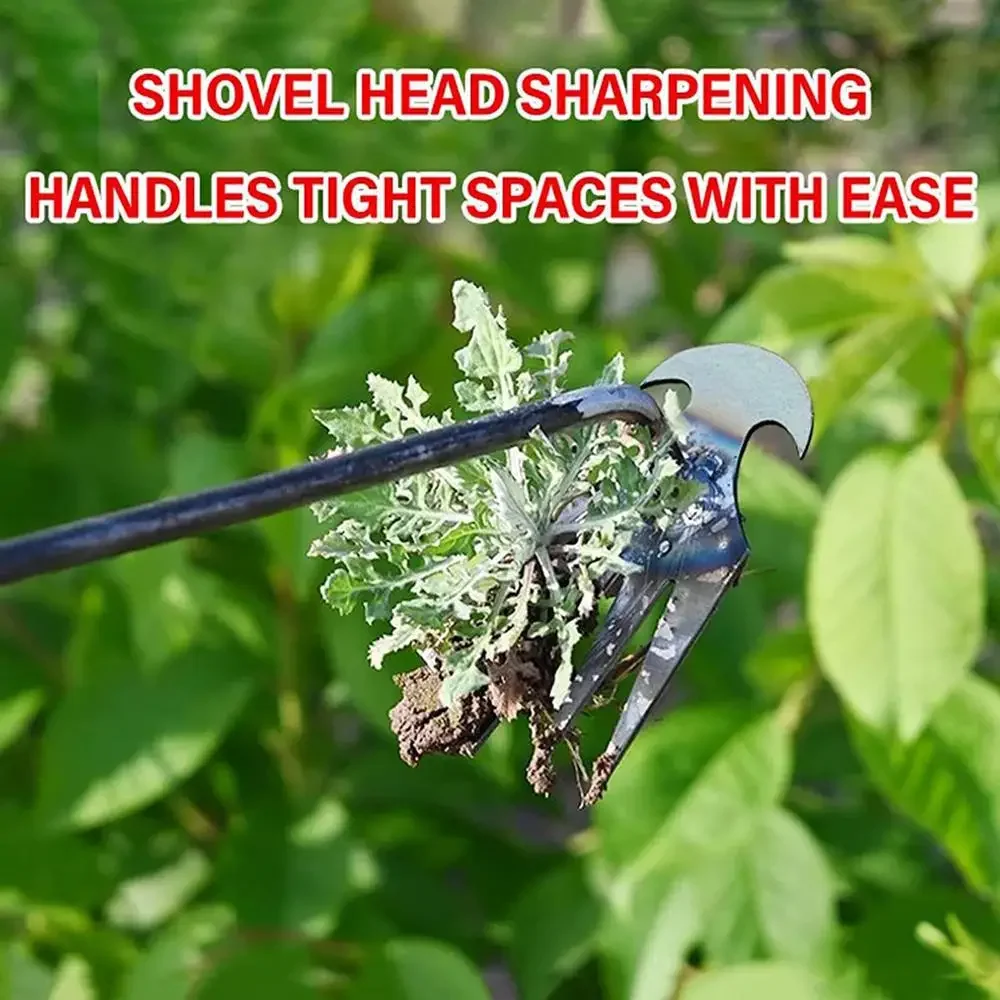 Portabl Weeding Puller Tool Manual Vertical Weeding Digging Grass Shovel Lawn Root Remover Garden Hoe Supplie Weeding Digging