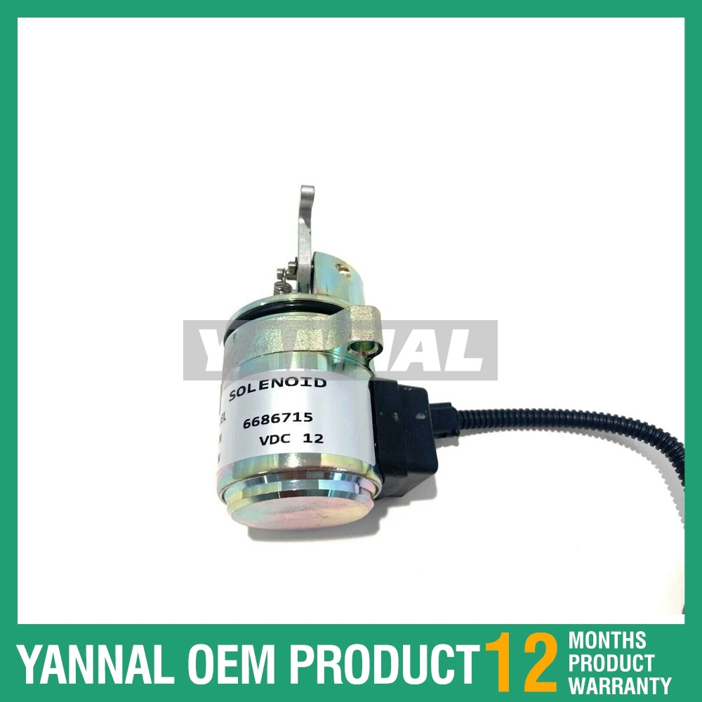 Quick delivery Electric Fuel Shut Off Solenoid For Diesel Skid Steer 1011 2011 D4103812