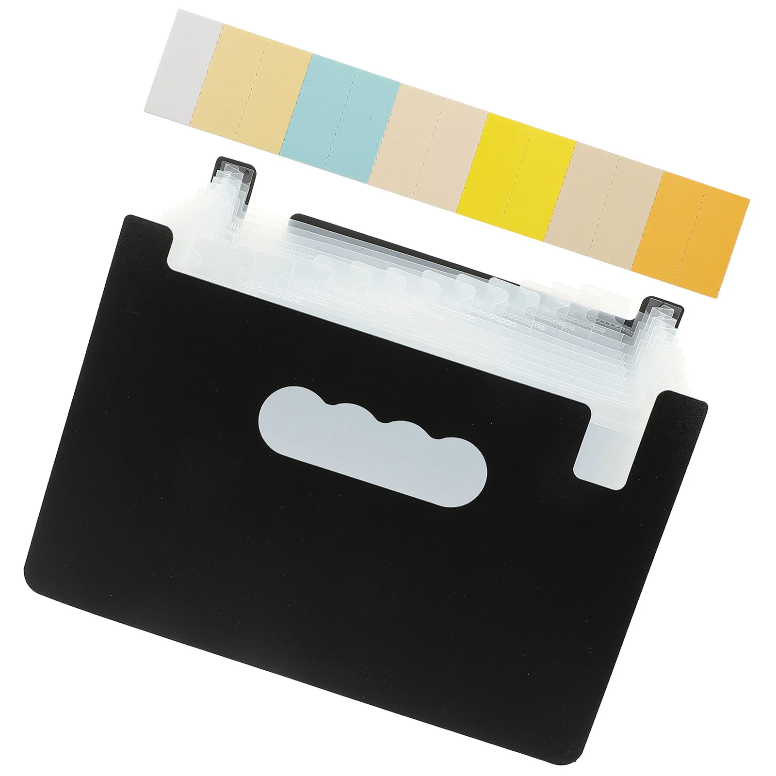

File Folder Pp Material Accordion Organizer For Receipts Coupons Cards Portable Office Supply Multi-Function