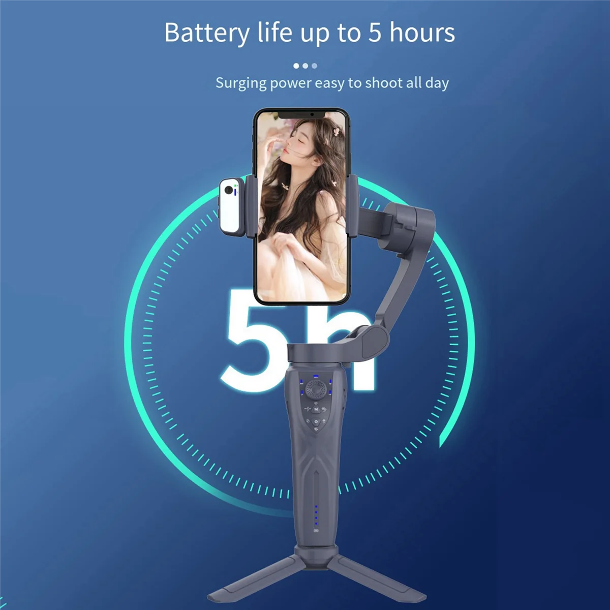 

X64A_3-Axis Handheld Gimbal Smartphone Stabilizer Cellphone Selfie Stick