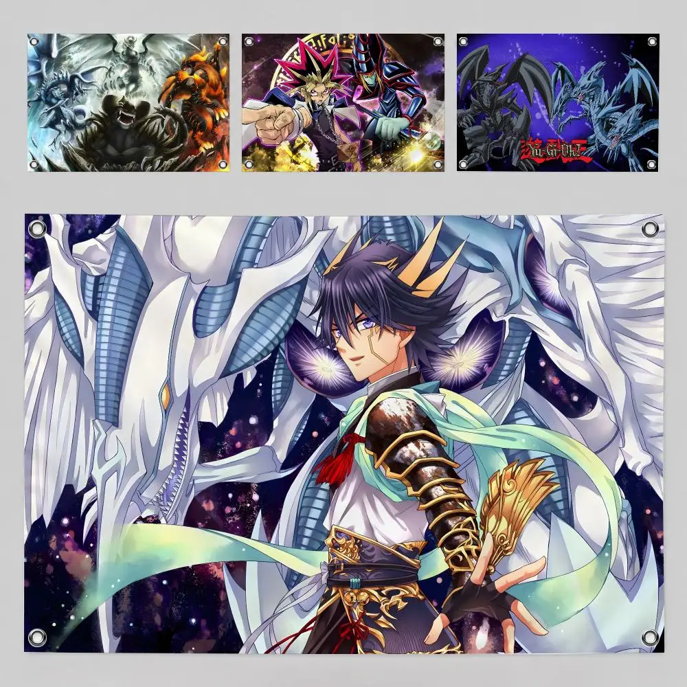 Yu-Gi-Oh! Classic Card Battle Anime Flags Home Yard & Garden Decor Banner - Indoor Outdoor Wall Hanging Flag