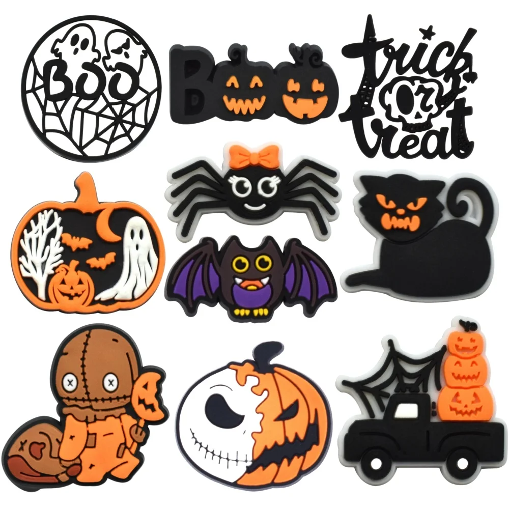 

Disney 4-100 шт. Винни Пудель Хэллоуин Очарование для обуви Mix Оптовая продажа ПВХ украшения DIY милый съемный водонепроницаемый для рождественского подарка