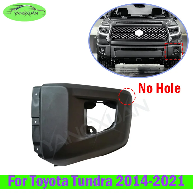 Front Bumper Corner Cover For Toyota Tundra 2014-2021 Front Bumper Impact Extension Cover Extension Corner Cover
