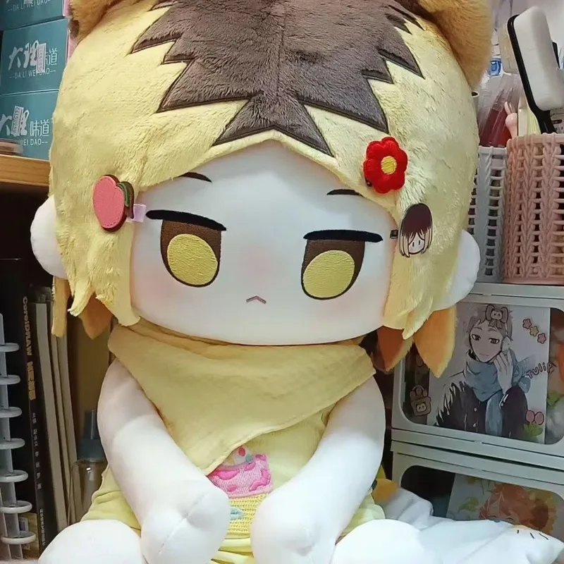 

Haikyuu!! Kozume Kenma 40CM Sitting Posture Attribute Cushion Cartoon Cotton Plush Doll Stuffed Toys Plushie Gift Throw Pillow