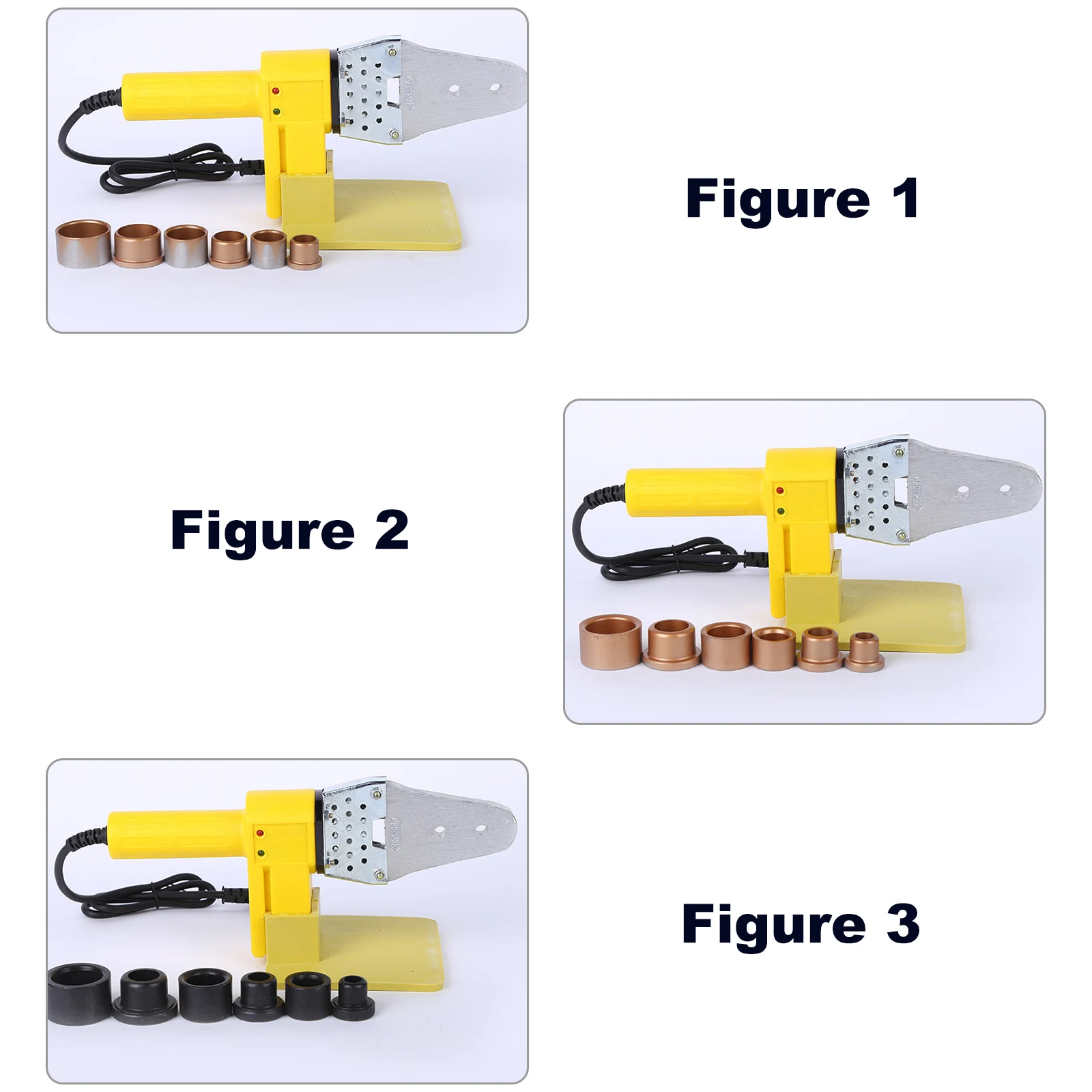 Pipe Welding Machine Socket Fusion Welder PPR Plastic Tube Fusion Welding Equipment Pipe Soldering Iron Hot Melting Tool