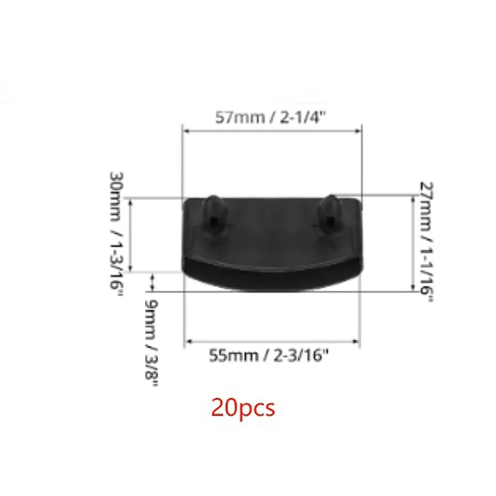 12/20pcs Accessories Fixing Bed Slat Caps Securing Firm Bed End Caps Center Cap Holder 12/20pcs