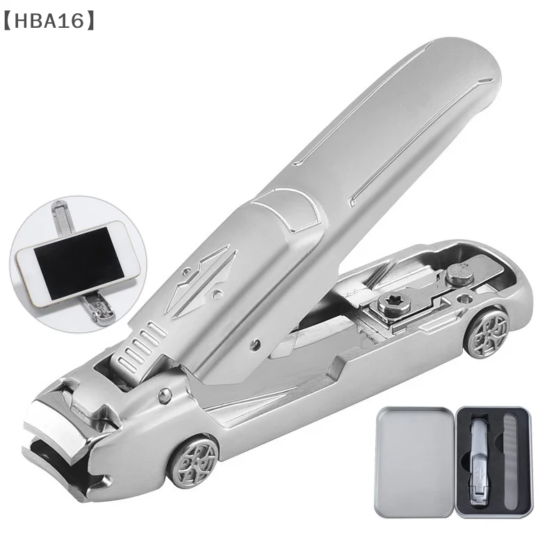 

Car Shape Nail Clippers Stainless Steel Wide Jaw Opening Manicure Fingernail Cutter Thick Hard Ingrown Toenail Scissors Tools