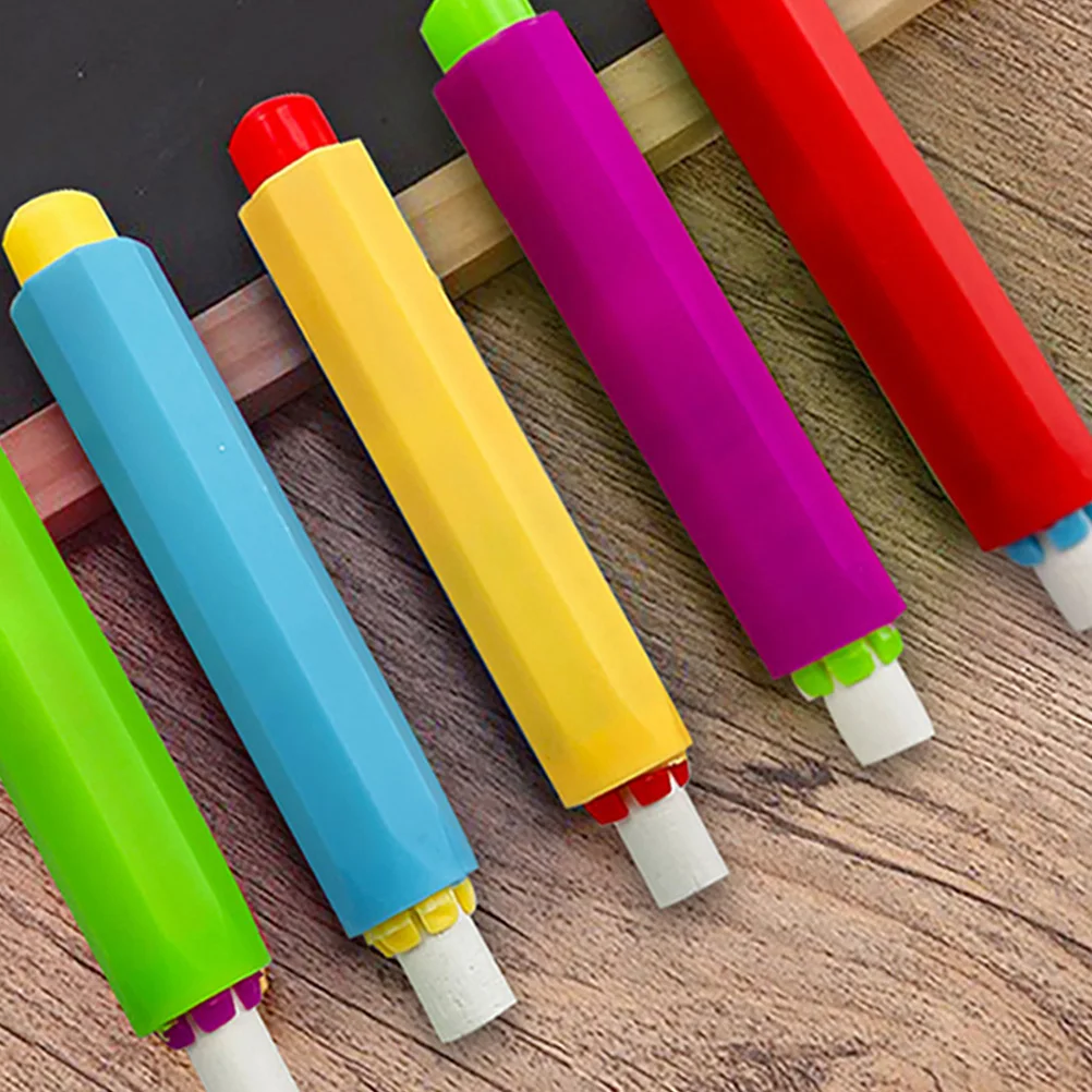

25pcs Chalk Holder Kit Colorful Reusable Chalk Clip Portable Adjustable Extender For School Office Home Classroom Supplies