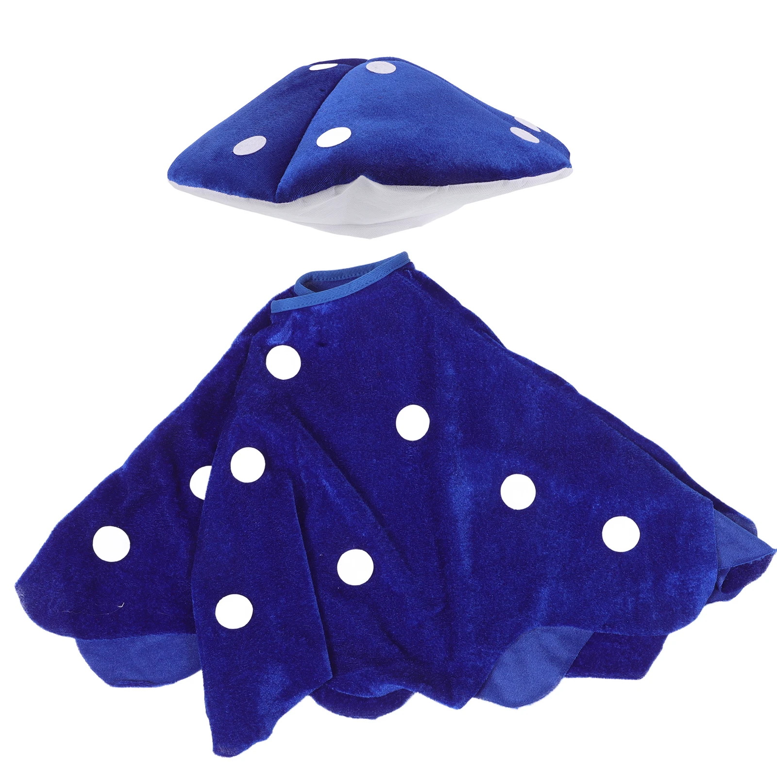 

Mushroom Hat Set Stage Performance Black Mushroom Hat Wear Comfortable Material Adult Size Halloween Party Accessories