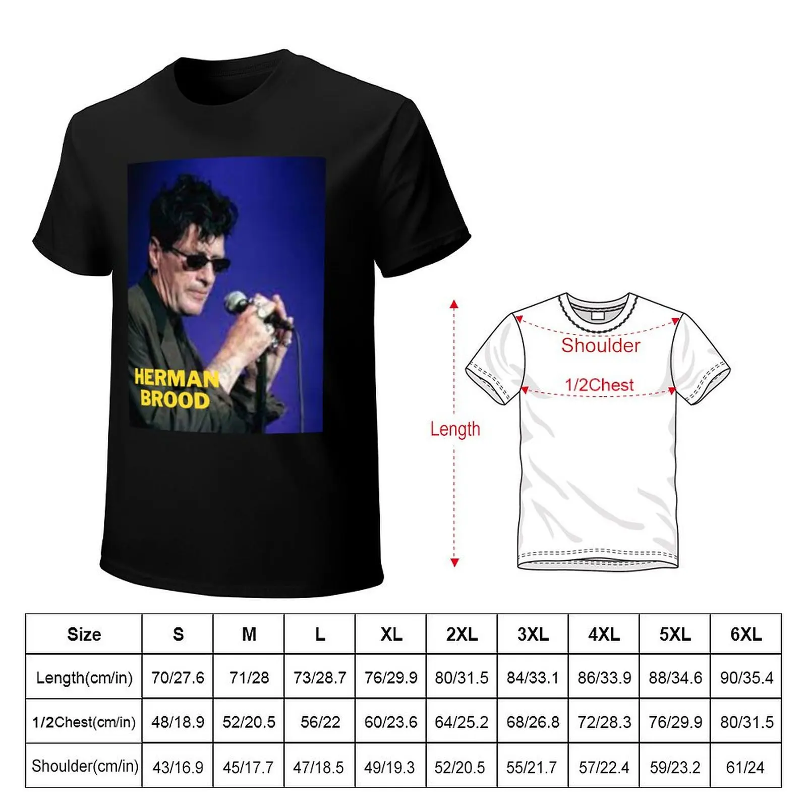 herman brood T-Shirt Basic All Season Solid T-Shirt