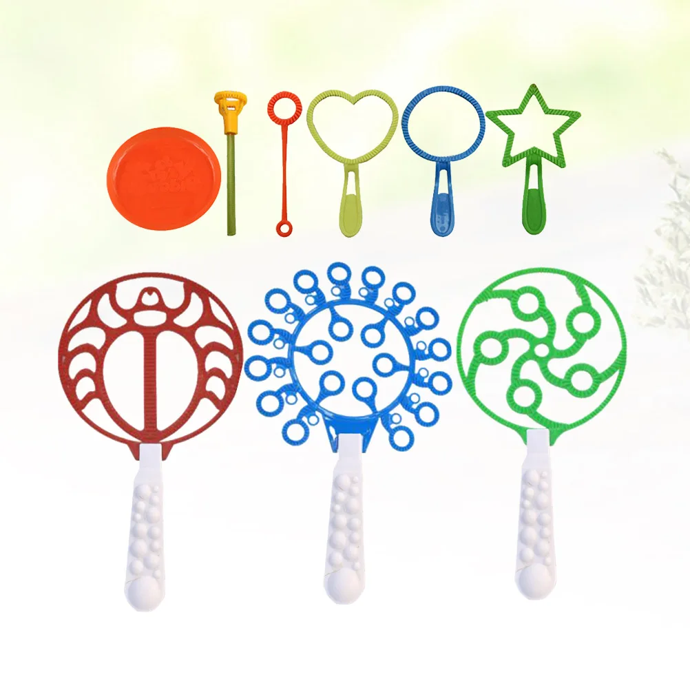 

22pcs Bubble Tools Set Children Blowing Bubble Maker Lightweight Spring Summer Autumn Large Ring Disc Crab