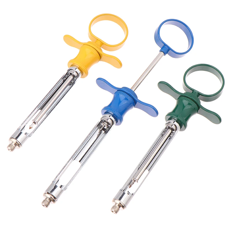 1pcs Dental Stainless Steel Syringe Anesthesia Aspirating Syringe Dentist Injector Tool Dentistry Surgical Instrument 6 Colors