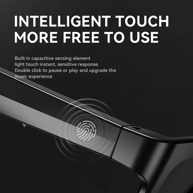 Dla xiaomi huawei Bluetooth inteligentne okulary Audio zestaw głośnomówiący Sport Stereo okulary słuchawki muzyka HD dźwięk inteligentne okulary