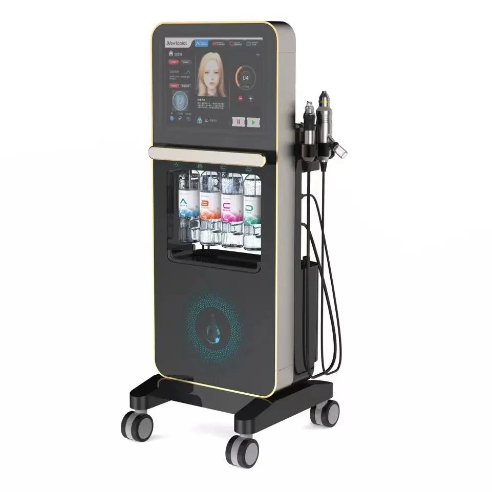 Máquina de microdermoabrasión Facial Vertical multifuncional, máquina de microdermoabrasión, rejuvenecimiento de la piel, blanqueamiento de la piel, chorro de oxígeno