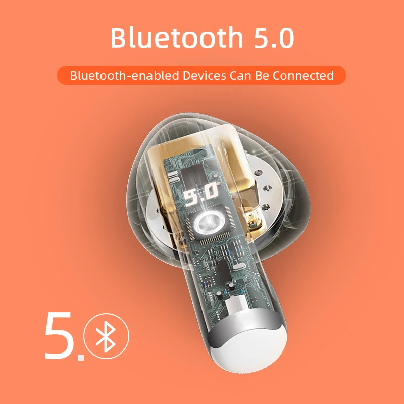 Беспроводные Bluetooth-наушники Pro 6 TWS с микрофоном и сенсорным управлением