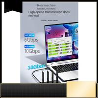 Blueendless 4 Bay M2 SSD Box Type C USB3.2 10Gbps M.2 NVME SATA Ngff Dual Protocol Aluminum Alloy SSD Enclosure-N33R