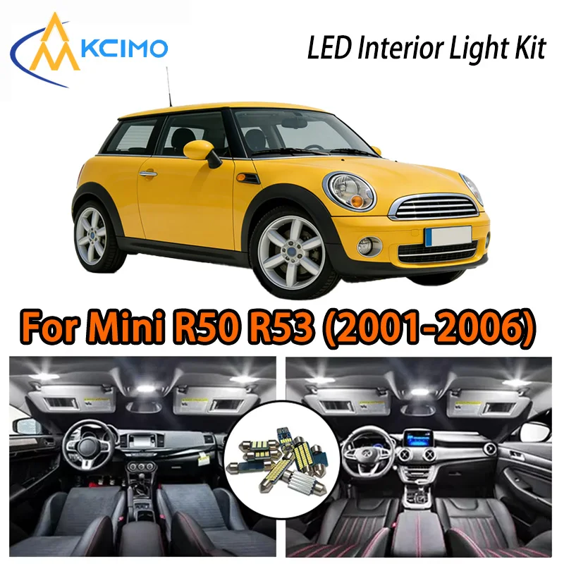 

Dual-Color Led Interior Lights For Mini R50 R53 (2001-2006) ,Superior Material, Two Color Choices, Reliable Illumination