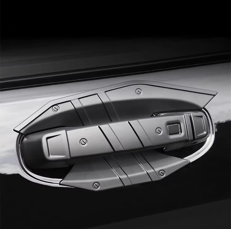 

For GWM TANK 400hi4T/Z 2023-2026 Outer Door Handle Door Bowl Protective Cover ABS Anti-scratch Tailgate Handle Protector