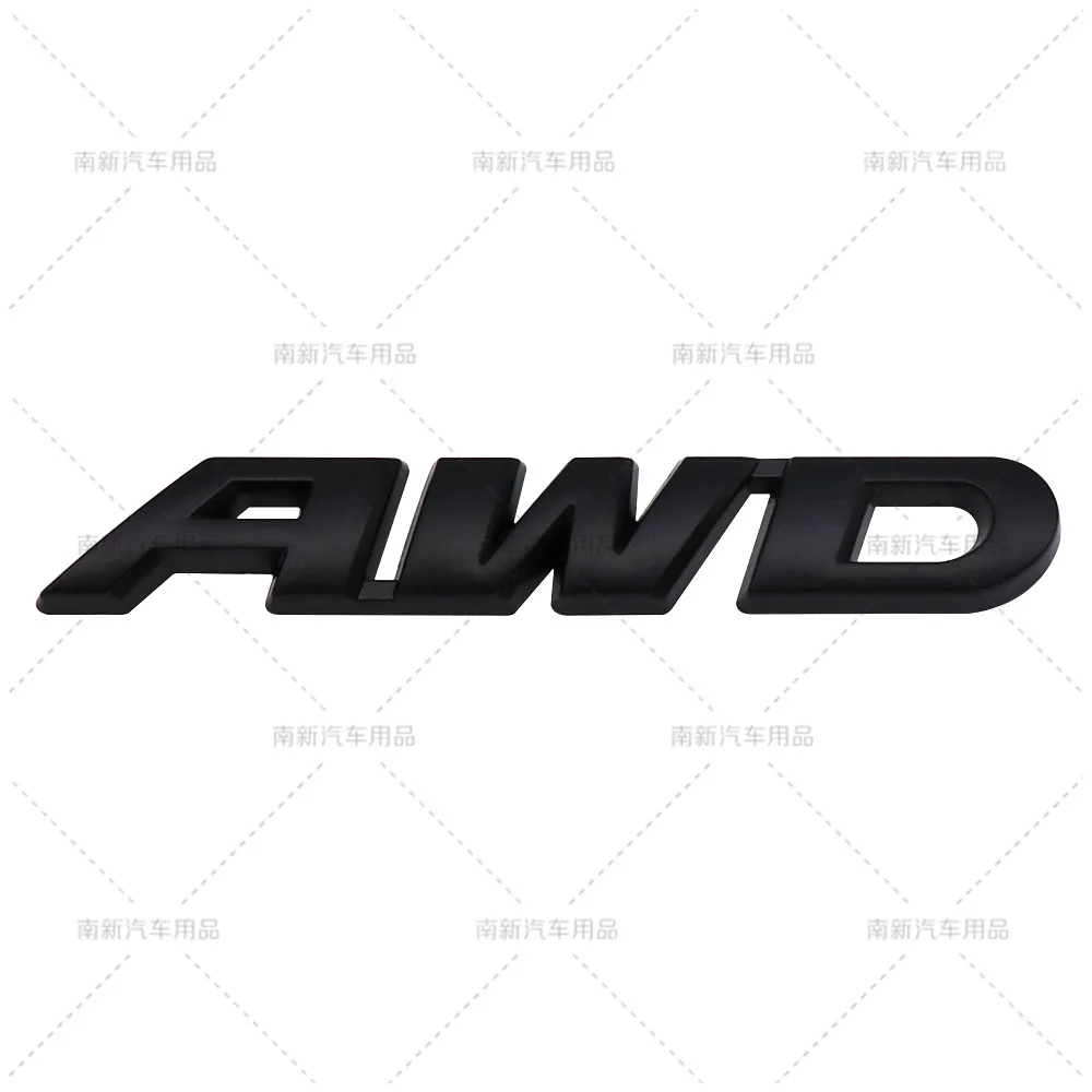 Металлическая эмблема AWD с полным приводом подходит для буквенного логотипа на заднем багажнике нового Honda CR-V Citroen Binzhi XRV