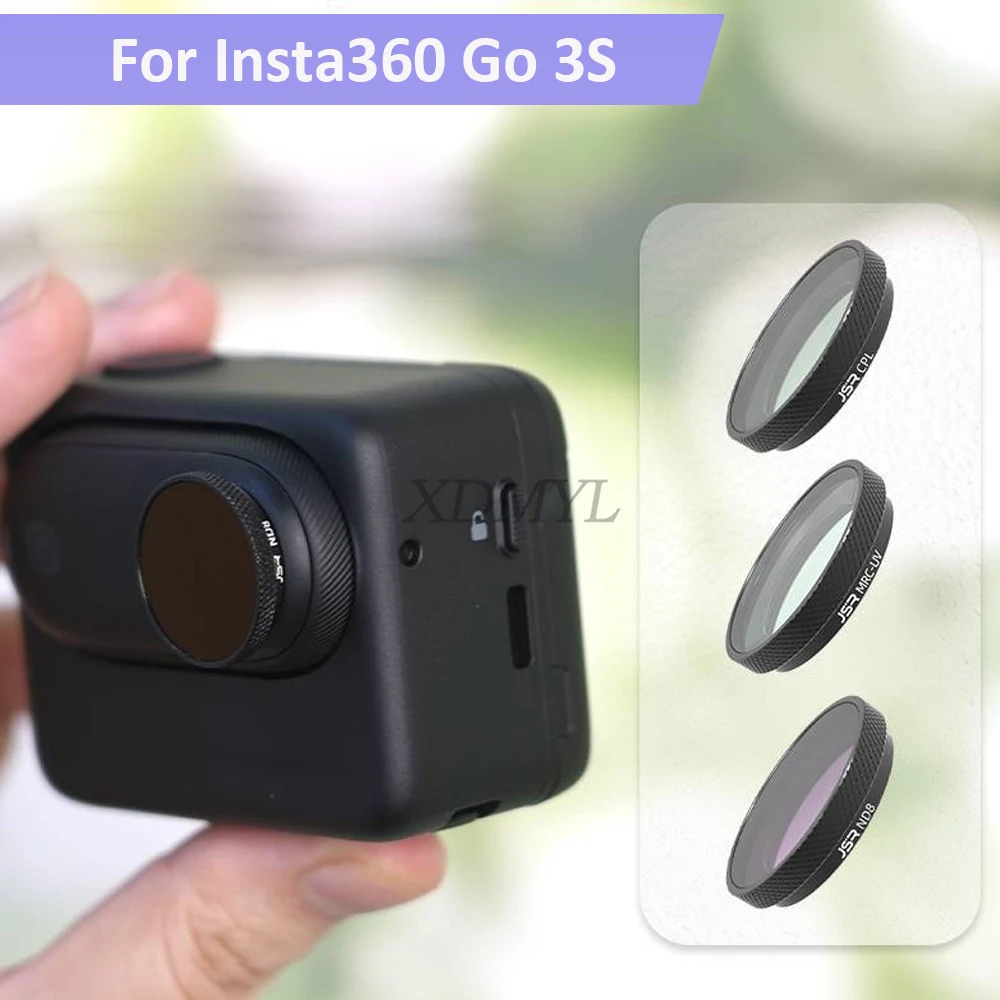 Filtro per obiettivo della fotocamera UV CPL polarizzatore protettivo ND8 ND16 ND32 ND64 PL Night Star Fiter per accessori Insta360 GO3S