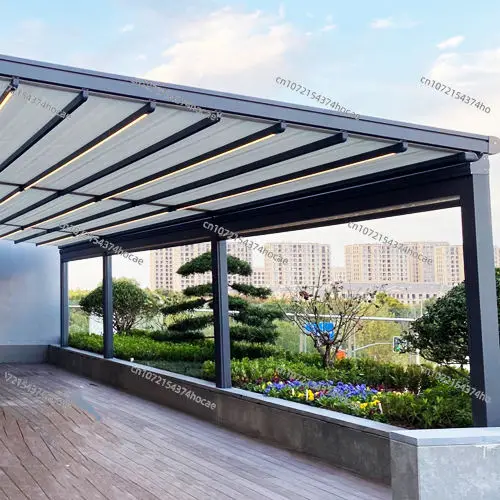 Factory Direct 2026 Top Pergola retrattile premium con tetto pieghevole per esterni residenziali