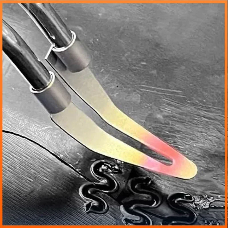 

Flat Headed Plastic Welding Gun Accessories, Smoothing Device, Electric Soldering Iron, Car Bumper Repair Accessories Tools