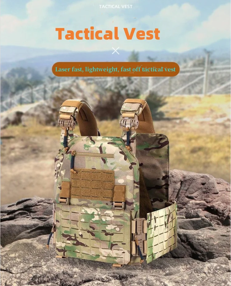 

Tactical Vest, Amazon quick-release, multi-purpose breathable Oxford