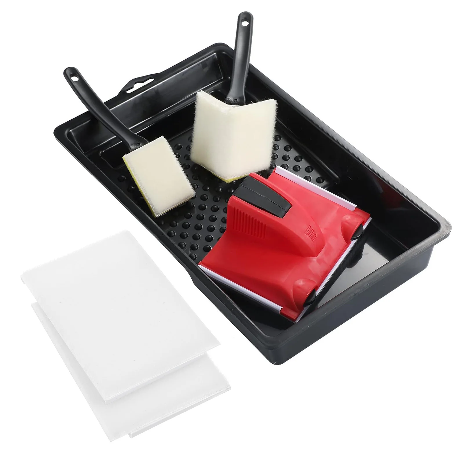 

2Pcs Paint Edger Pads Compact Lightweight for Quick Edging and Deck Stain Application Paint Edger Replacement Pads