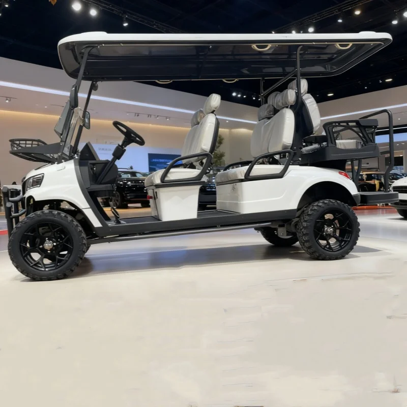 نموذج جديد E نمط مصنع الشارع القانوني 2 4 مقاعد معدن الصلب البلاستيك نادي سيارة عربات التي تجرها الدواب سكوتر عالية السرعة تتحرك عربة جولف كهربائية #4