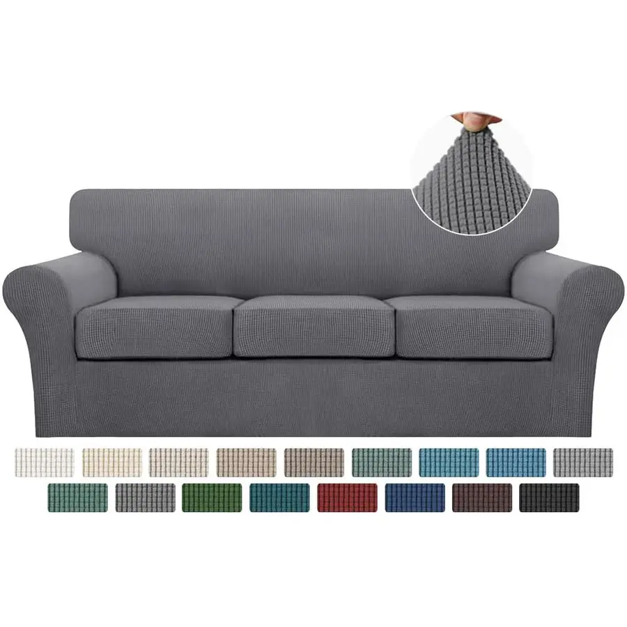 

Комплект из 4 чехлов для дивана с 3 подушками, мягкий чехол для дивана, моющийся чехол для мебели для собак, с 3 отдельными чехлами