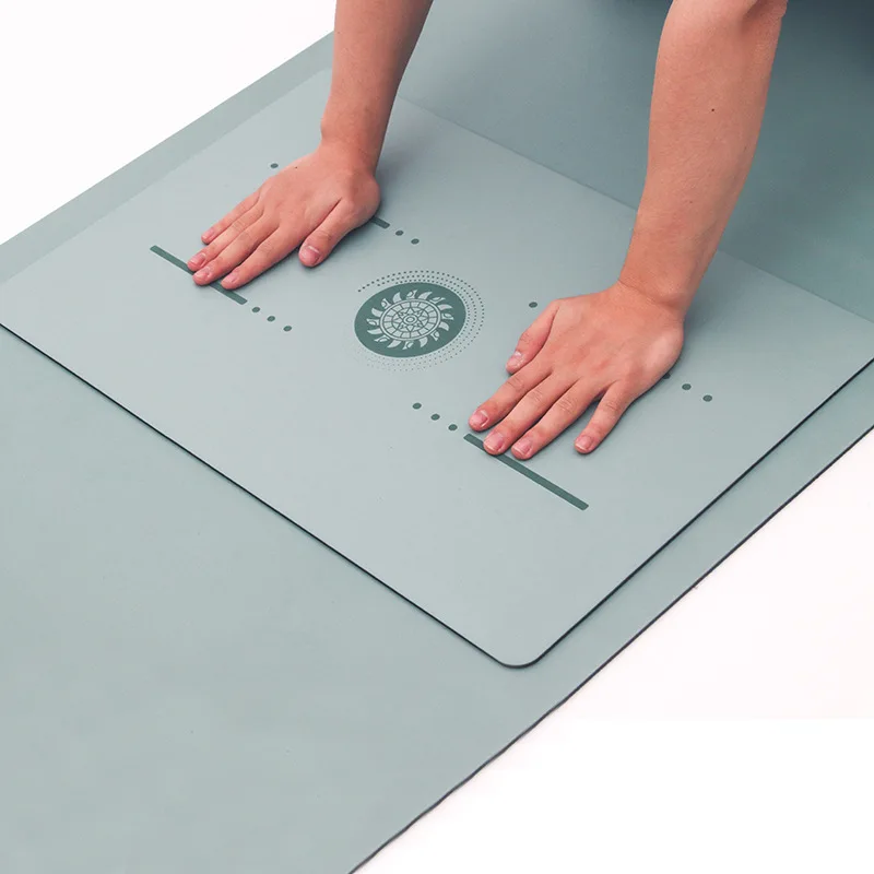 PU Natural Rubber Mini Yoga Mat Non Slip Elbow Pad Handstand Mat Portable Plank Support Cushion Gym Fitness Training Mat 60*40