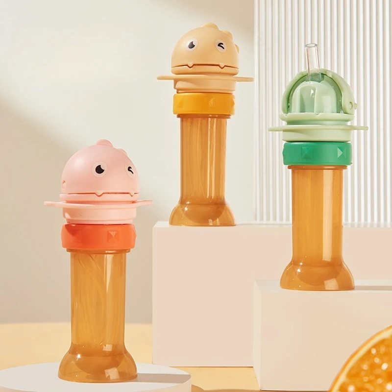 Children Baby Portable Drinking Water Gadget Anti-choking Mineral Water Straw Cap Water Bottle Convertible Mouth Universal Straw