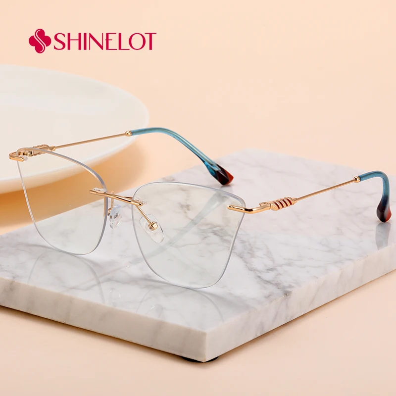 

81026 Cute Delicate Cat Eye Eyeglasses Frame Eye Protection Literary Female Glasses Youth Style Best-Selling Eyewear