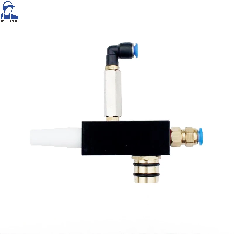 Wetool Powder Injector IG01 Powder Coating Pump Jet Injector With PTFE Insert Sleeve Venturi Tube