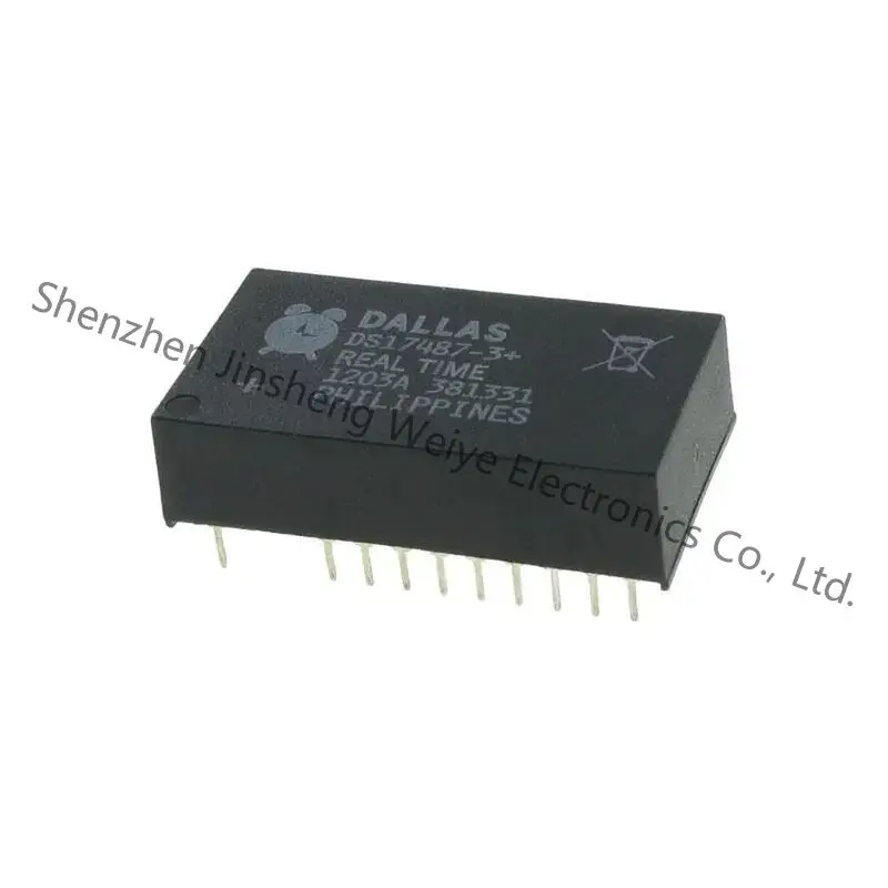 

DS17487-3IND Real Time Clock Multiplexed 4Kbyte Clock/Calendar/Alarm 24-Pin EDIP IC Chip to demand PCB BOM Free Shipping