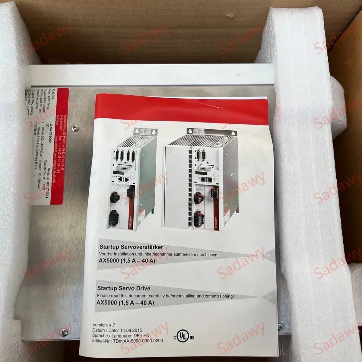 Beck-hoff original AX5201-0000 Digital Compact Servo Drives with warranty