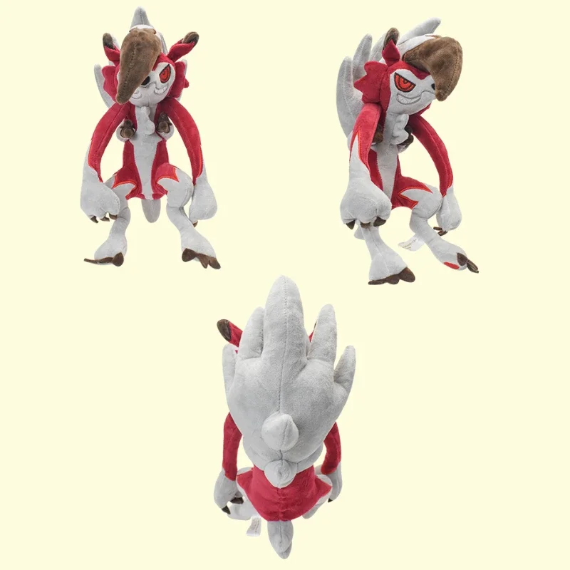 Pokemon Lycanroc ตุ๊กตา Plush น่ารักมนุษย์หมาป่ารุ่นเดสก์ท็อปเครื่องประดับตกแต่งเด็ก Sleep Soothing ของเล่นคริสต์มาสของขวัญหมอน