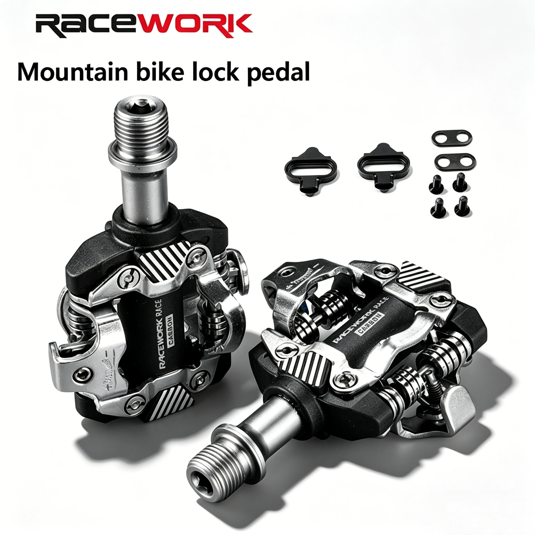 

Педали RACEWORK DEORE M8100 самоблокирующиеся, ультралегкие, для горного велосипеда, с защелками SH-51, гоночные, на подшипниках, велосипедные запчасти