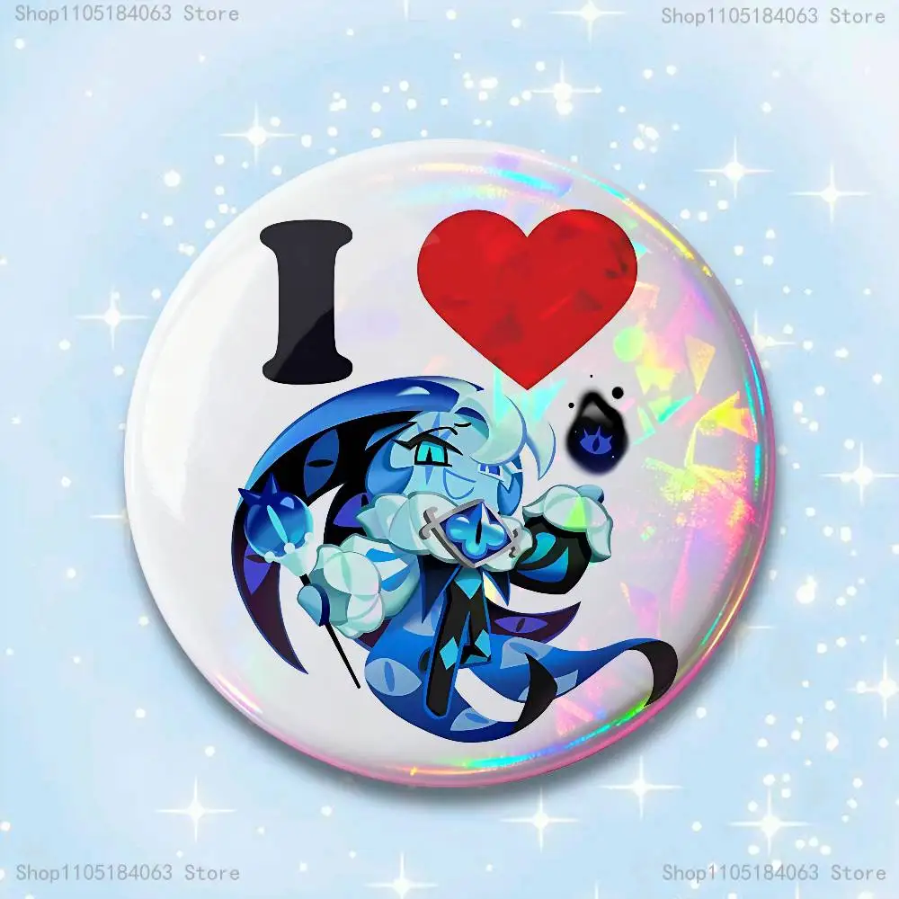 S-Shadow الحليب C-كوكي شارات 25 32 44 58 75 مللي متر جولة تأثيري دبوس حقيبة ديكور المشجعين جمع الأصدقاء الهدايا بروش تذكارية #5