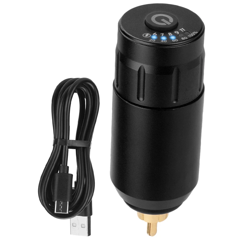 

1pc Usb Charging Voltage Stabilizer For Tattoo Pens Digital Display Adjustable Supply Durable Shell Stable Performance Tattooing