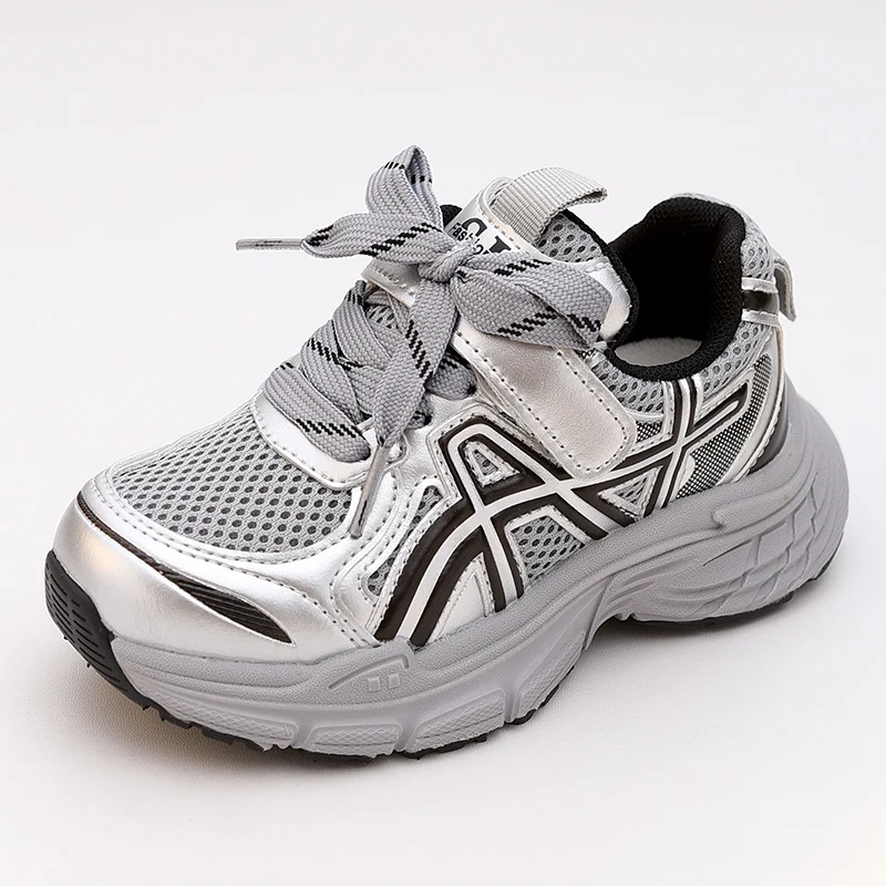 أحذية رياضية للأولاد 2025 لربيع وخريف أحذية جري عصرية للأطفال طراز جديد، خفيفة الوزن وغير قابلة للانزلاق، للأب البنات