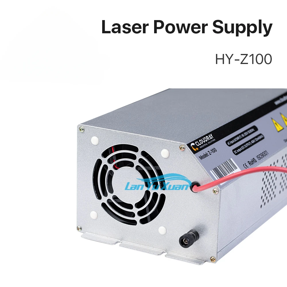 

Cloudray 100-120W CO2 Laser Power Supply AC90-250V EFR Tube for Engraving Cutting Machine Z100 Z Series